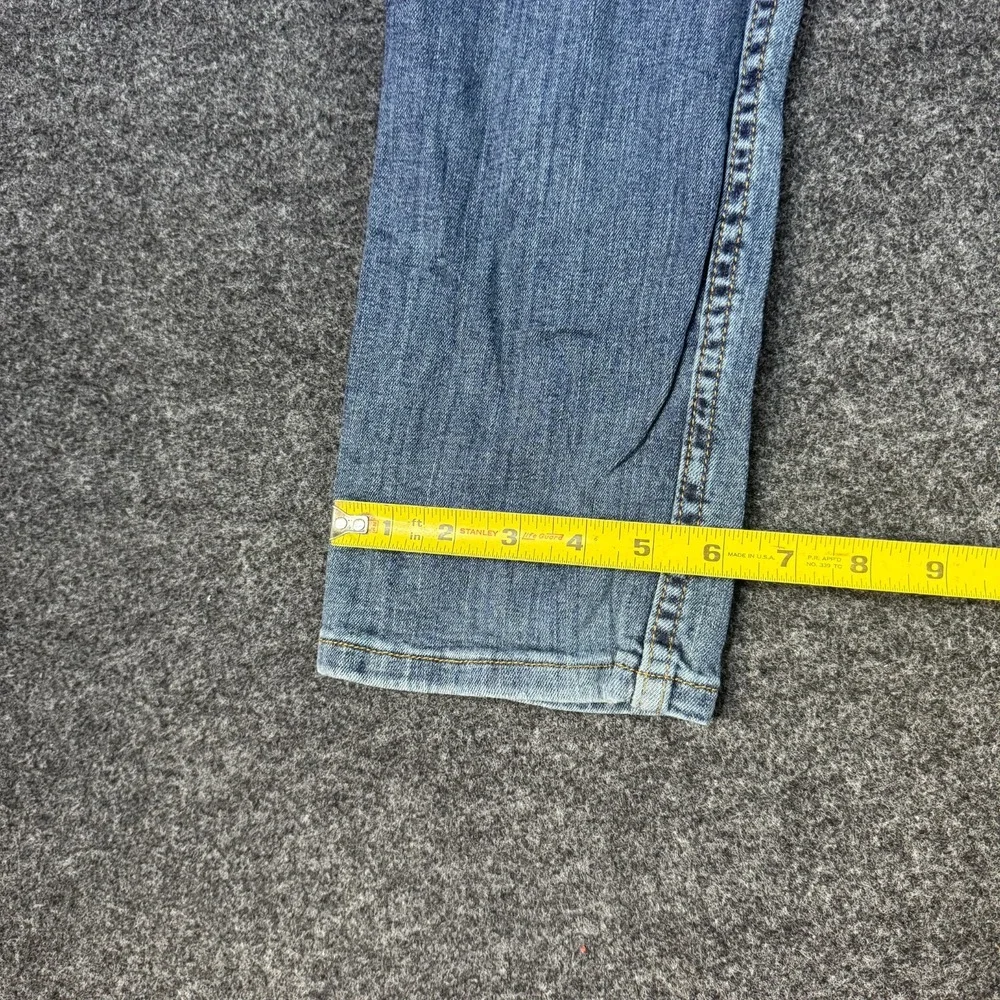 Wrangler Waldon Classic Straight Leg Jeans Boys 12 Blue Denim Cotton Regular Fit